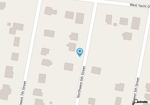 Renovated beach Getaway on a quiet street map location