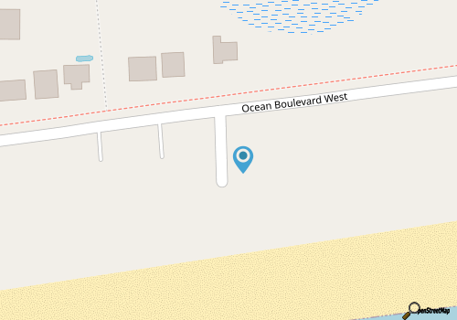 Oceanfront home with private beach walkway, washer/dryer, WiFi & AC - dogs OK map location