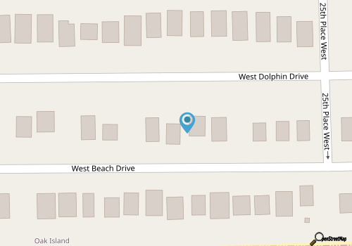 A Peace Of The Sea / 2514 W Beach Drive - Coastal Vacation Resorts map location