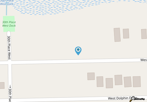 Deja Blue / 2718 W. Pelican Drive - Coastal Vacation Resorts map location