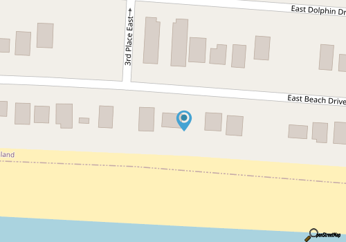 Salty But Sweet: Renovated Oceanfront Home on Oak Island with Great Views map location