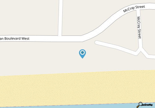 Classic Beachfront House w/Private Patio, Washer/Dryer, Free WiFi, Central AC map location