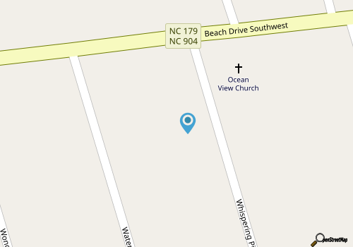 Dog-friendly coastal home with large enclosed yard and gas grill map location