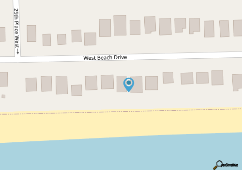 5BR/2 Full & 2 Half Bath Home - Oceanfront, STEPS FROM BEACH, Sleeps 16 map location