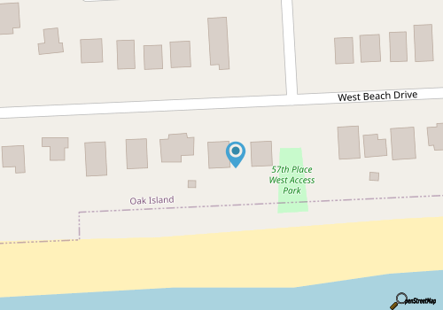 Full House - 5705 W Beach Drive- Coastal Vacation Resorts map location