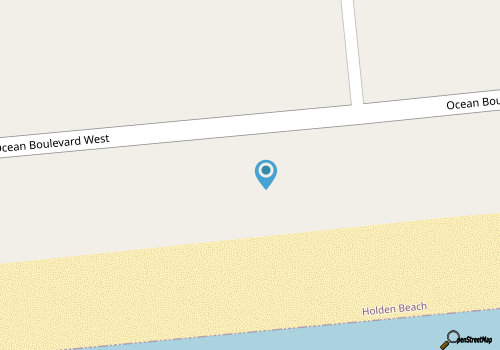 Newly renovated beachfront house with private washer/dryer, central AC, and deck map location