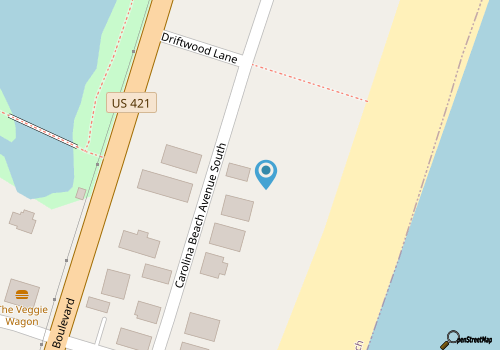 Flighted Desire - Oceanfront, partial dividends to local organizations map location