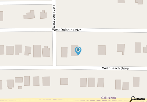 2 Claws Up / 1328 W. Beach Drive - Coastal Vacation Resorts map location
