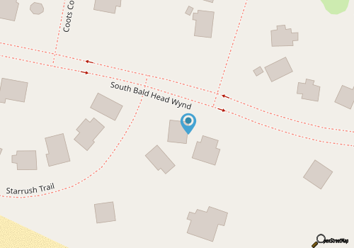 Bald Head Island. Oceanfront 2nd Row. 4 bedrooms. 3.5 baths. BHI Club access. map location