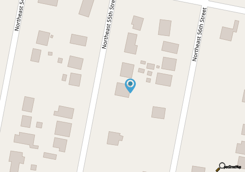 Dog friendly coastal retreat with short walk to the beach and enclosed yard map location