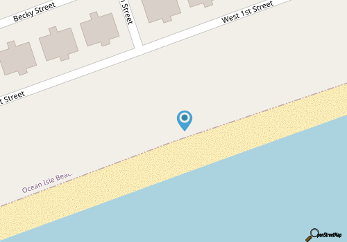 Ocean Front 365 W.First - 6br, elevator, private pool, private walk to beach map location