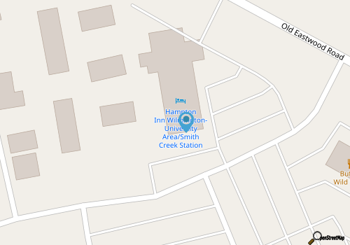 Hampton Inn Wilmington-University Area Smith Creek Station map location
