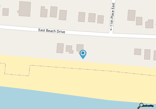 Sea Crest II / 925 East Beach Drive - Coastal Vacation Resorts map location