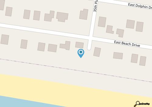 It's just YOU & the BEACH! Oceanfront,4 Bdrm/2 Bath Home with POOL-Sleeps 10 map location
