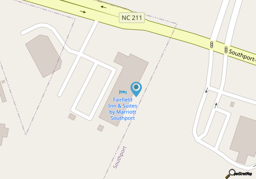 Fairfield Inn & Suites Southport map location