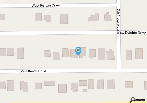 Lovely 4 Bedroom Ocean view house in West Beach map location