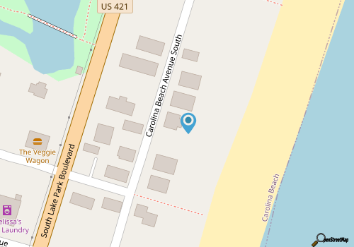 Boho Beachfront Condo with MASSIVE Balcony map location