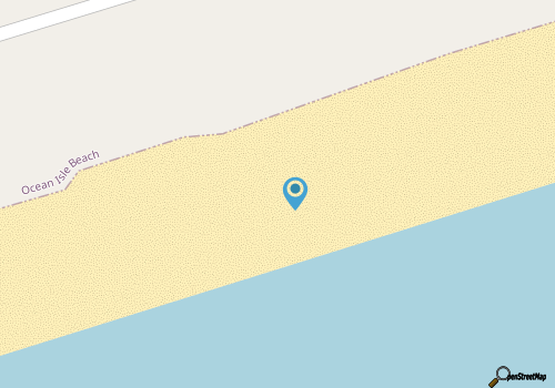 Newly Renovated 4-bedroom house with AC, WiFi in delightful Ocean Isle Beach map location