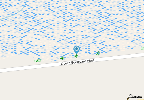 Oceanfront.  Heated Saltwater Pool. Perfect For A Small Family. map location