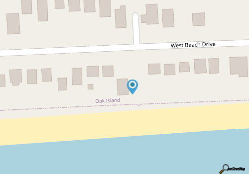 Wonderful Classic Oceanfront Home!  Right On The Beach! Sleeps 10 map location