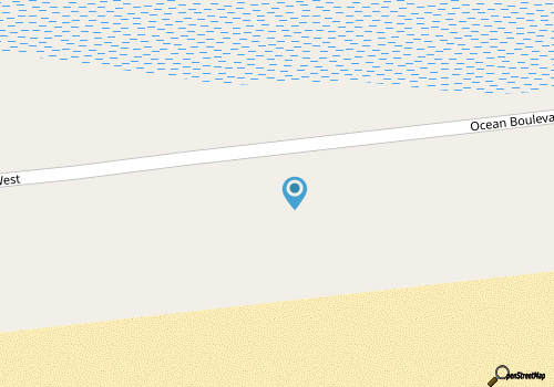 Inviting Oceanfront Home with Sundeck, Private Walkway to Beach & Outdoor Shower map location
