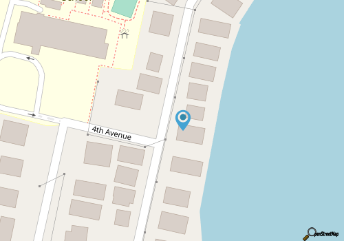 NEW LISTING! Lower unit of duplex house - 5 minute walk to beach & Banks Channel map location