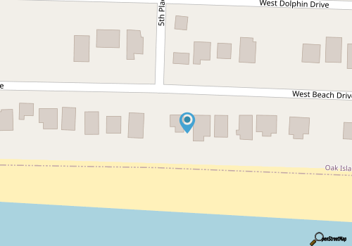 Beachfront 2-bedroom cottage with breathtaking view and just steps to the beach  map location