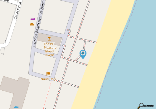 Ocean-View - Beach Service Included - Overlooking Boardwalk & Weekly Fireworks map location