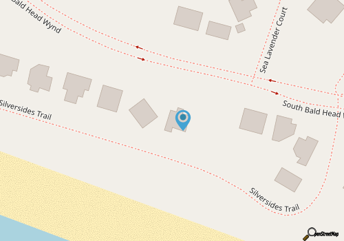 Enjoy nothing but dunes between you and the beach at Sea Haven! map location