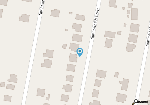 9th Street Sandy Feet: Cozy Beach Cottage with Firepit Near Marsh Walk and Park map location