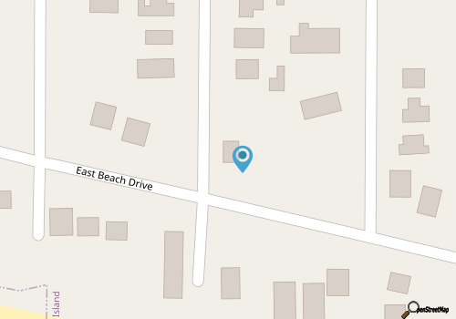 2nd row home close to beach, sleeps 8, in Oak Island map location