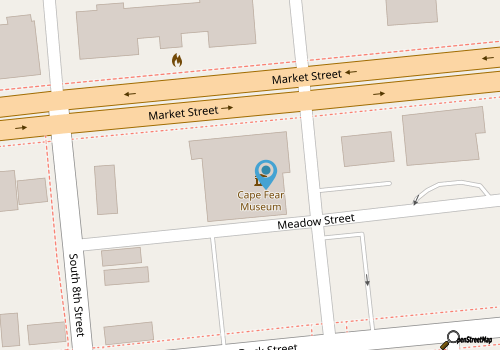 Cape Fear Museum map location