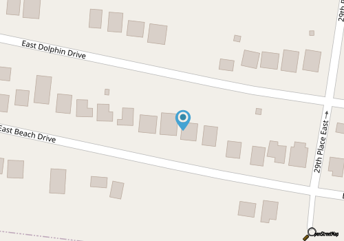 See The Sea: Oceanview beach cottage in East Beach map location