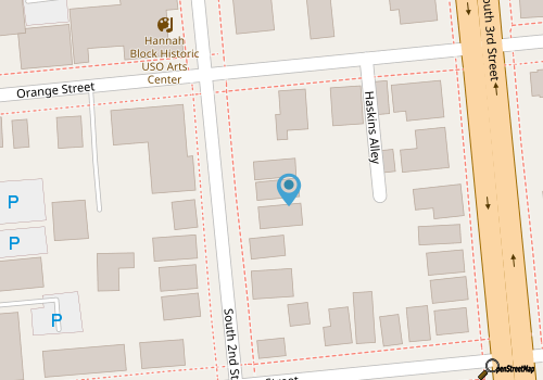 1BR/1BA Historic District Condo map location