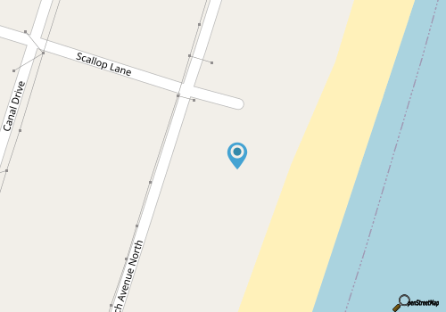 Luxury 4 bedroom townhome with ocean view steps away from the beach! map location