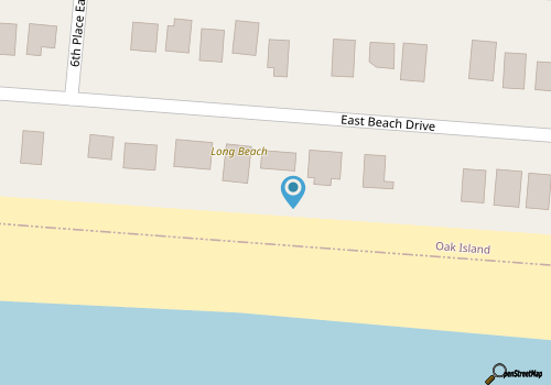 Divine Intervention: Oceanfront beach home with luxury vinyl plank flooring map location