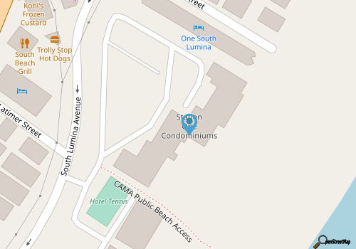 Modern Elegance Meets Coastal Escape: Explore Newly Updated 2 BR Penthouse Condo map location