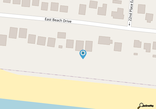 Lady Dune: Cozy Oceanfront Cottage Near Oceancrest Pier map location