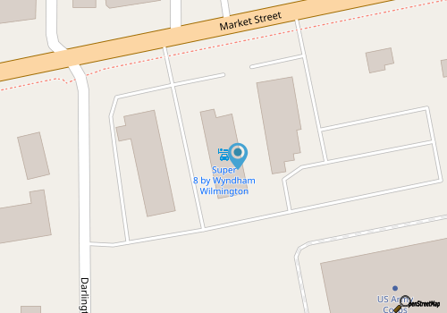 Super 8 Wilmington map location