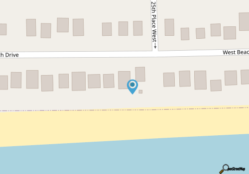 Big Cahoona Hill: Oceanfront Home with a Covered Porch map location