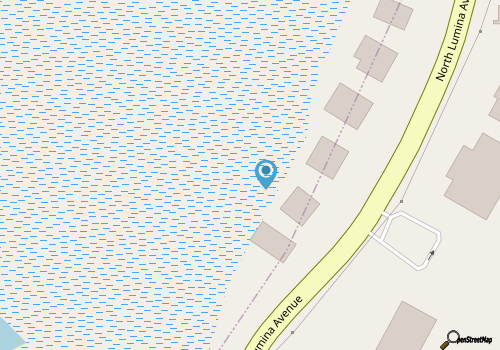 RARE Oceanside 5BR Waterfront Home w/ pvt Dock! map location