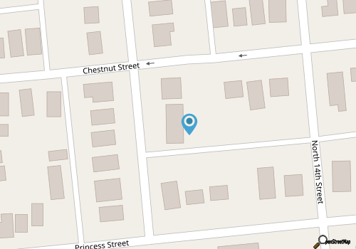 Charming Downtown Cottage~Private Yard~Near Beach map location