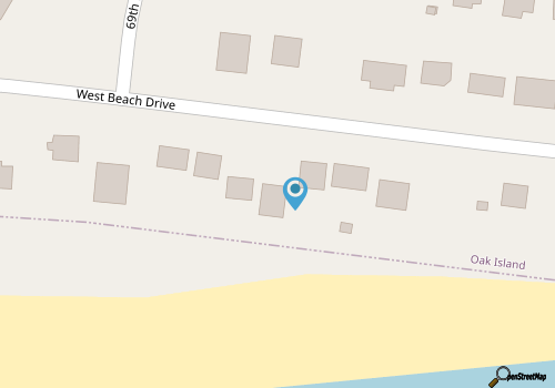 Just Beachy: A Serene Beachfront Escape on Oak Island map location