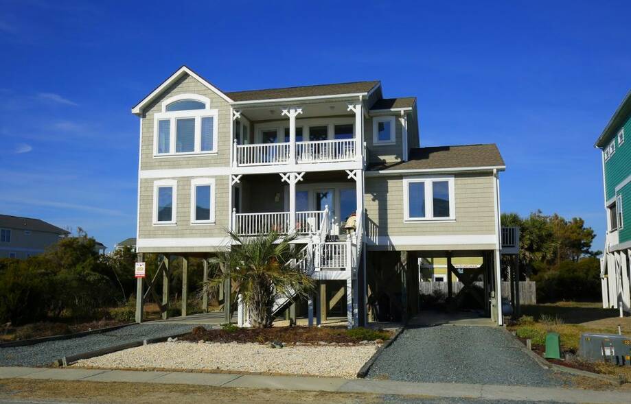 Turtle Nest West... - Vacation rental home in Holden Beach, NC settings ...