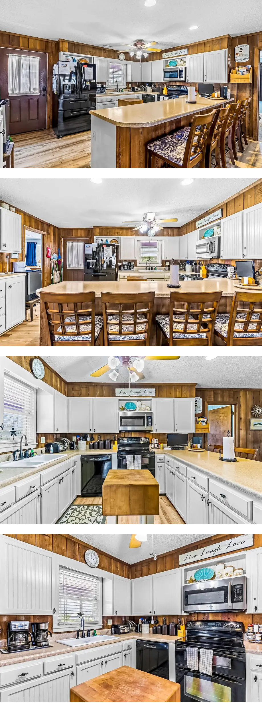 Oceanfront screened porch & private walk...