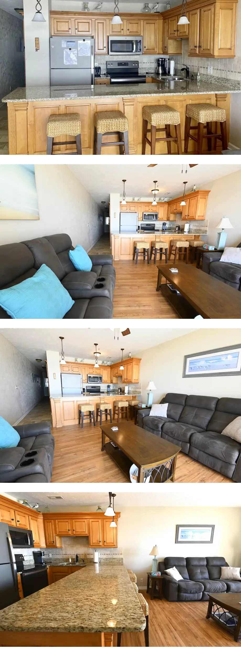 Ocean front 2 bedroom / 2 bathroom condo...