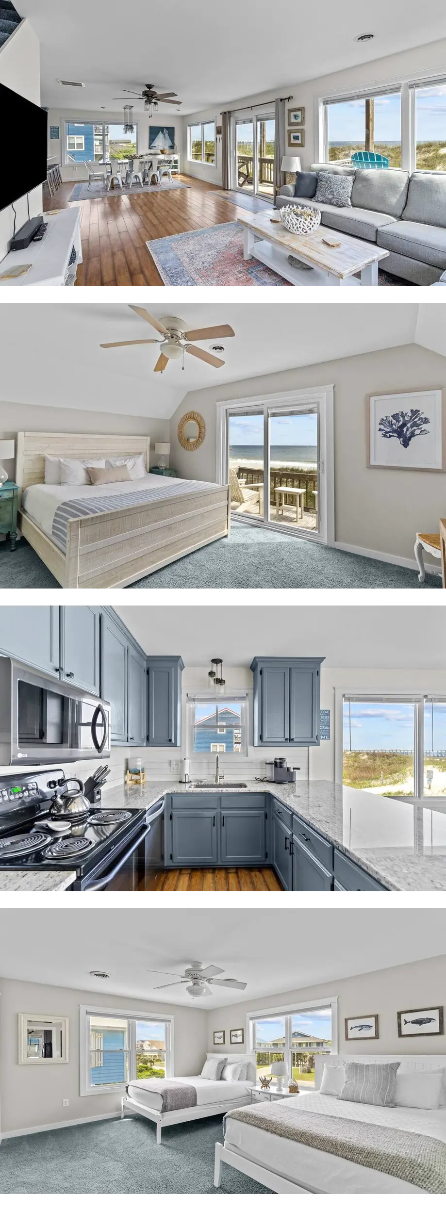 Updated Oceanfront Cottage at OKI Pier w...