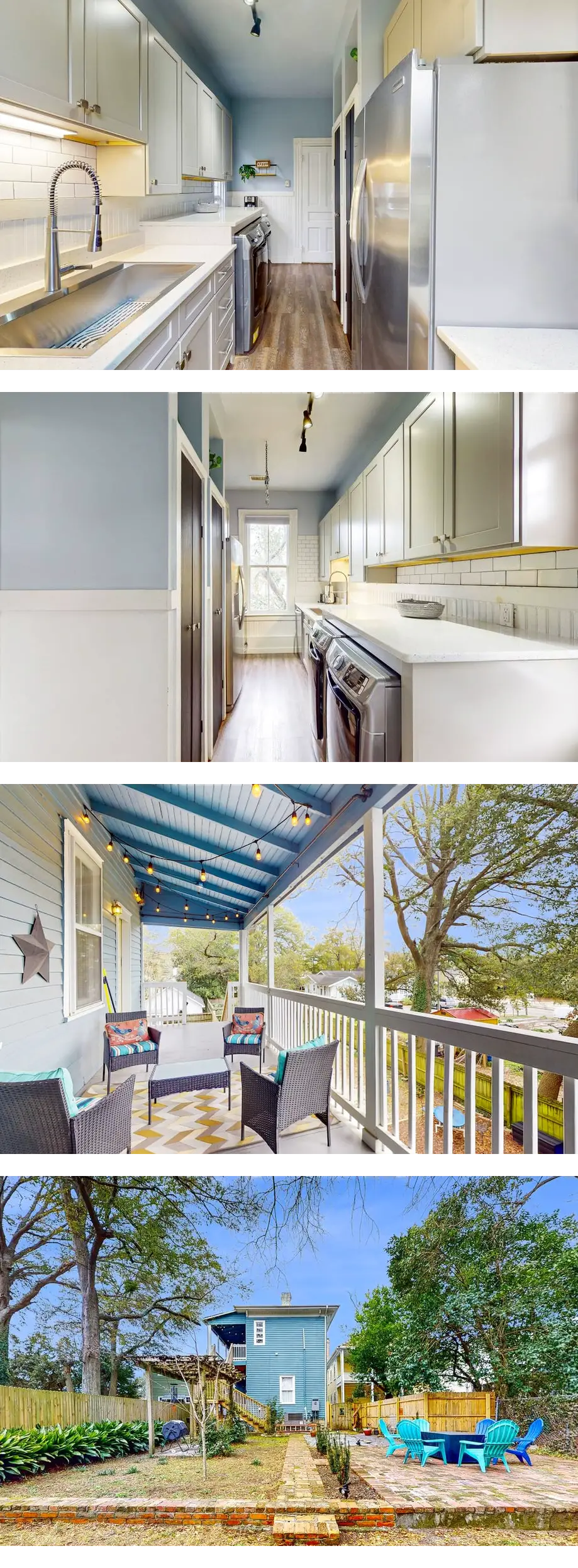 Dog-friendly duplex with a fenced yard, ...