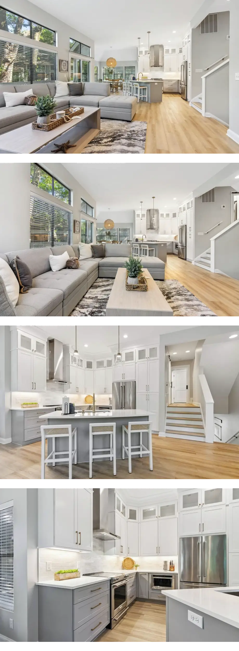 Newly renovated lighthouse landing close...