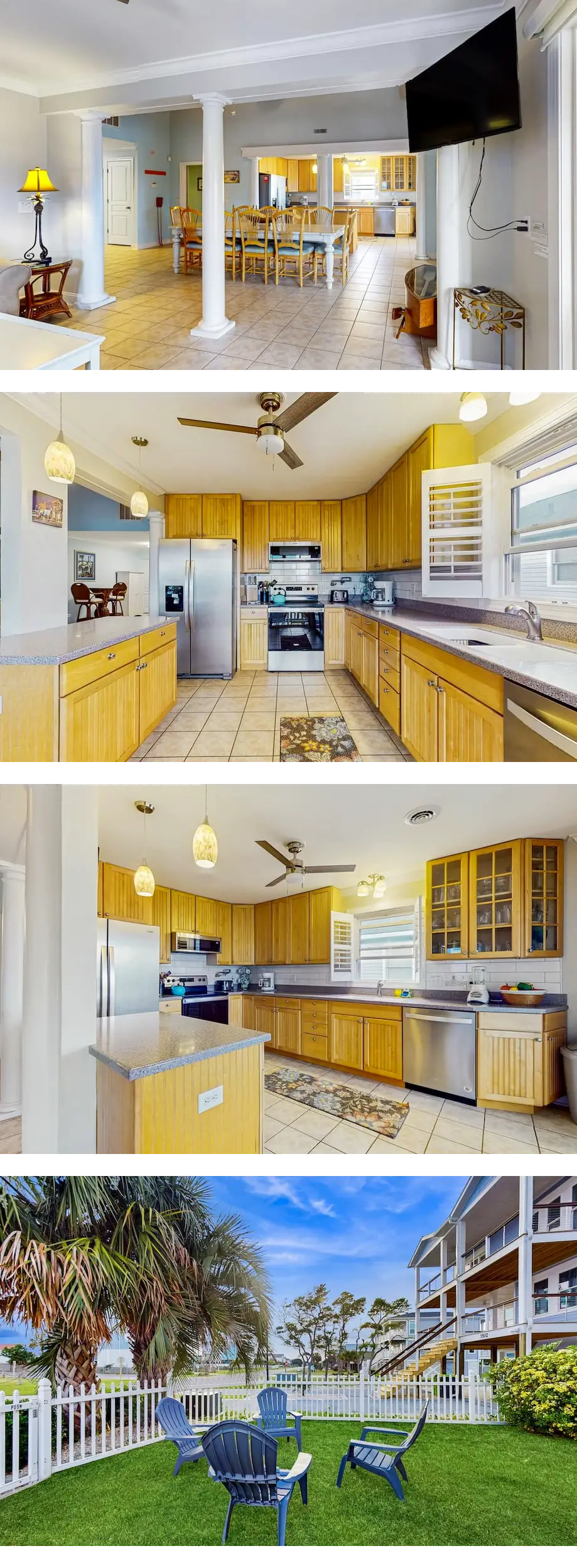 Stunning coastal home with yard games an...